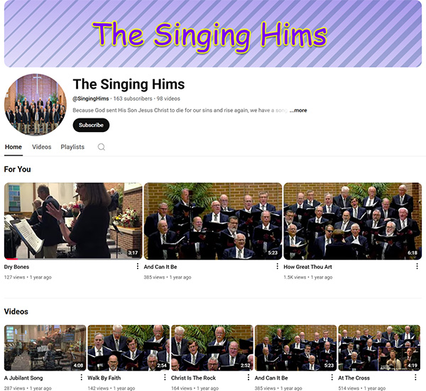 Current Singing Hims YouTube